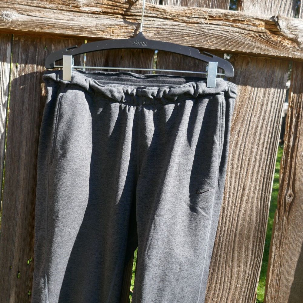Nike Pants Womens Therma Fit All Time Training Gray Pockets 620335-032 Medium - Picture 2 of 10
